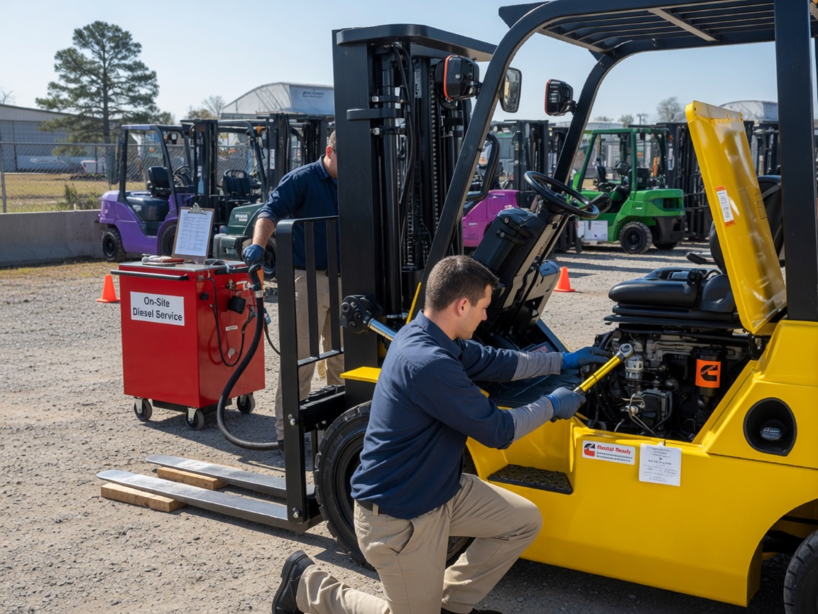 Diesel Forklift Rental services