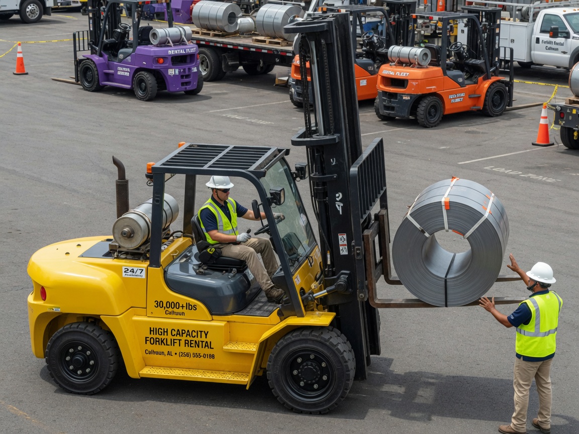 High Capacity Forklift Rental services