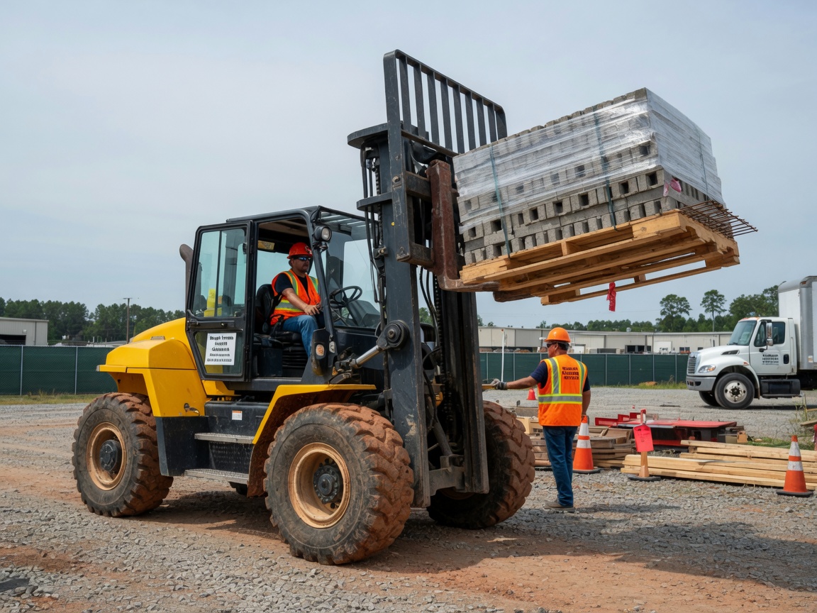 Rough Terrain Forklift Rental services